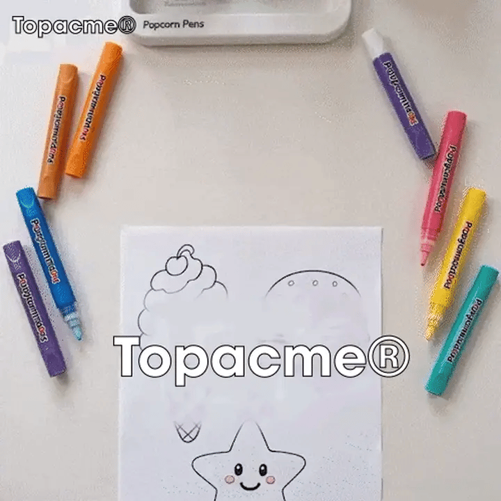 Topacme® 3D Relief Art Pen – Turn Flat Drawings Into Touchable 3D Art🪄