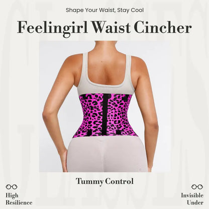 FeelinGirl Waist Trainer Belt Waist Cincher Trimmer Ab Belt Tummy Control Body Shaper with Triple Wrap Women and Men