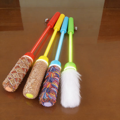 Playribo® Tug-of-War Cat Toy – Interactive Energy-Burning Toy for Cats | Durable Rope with Feather & Ribbon Ambush | Designed for Active Play