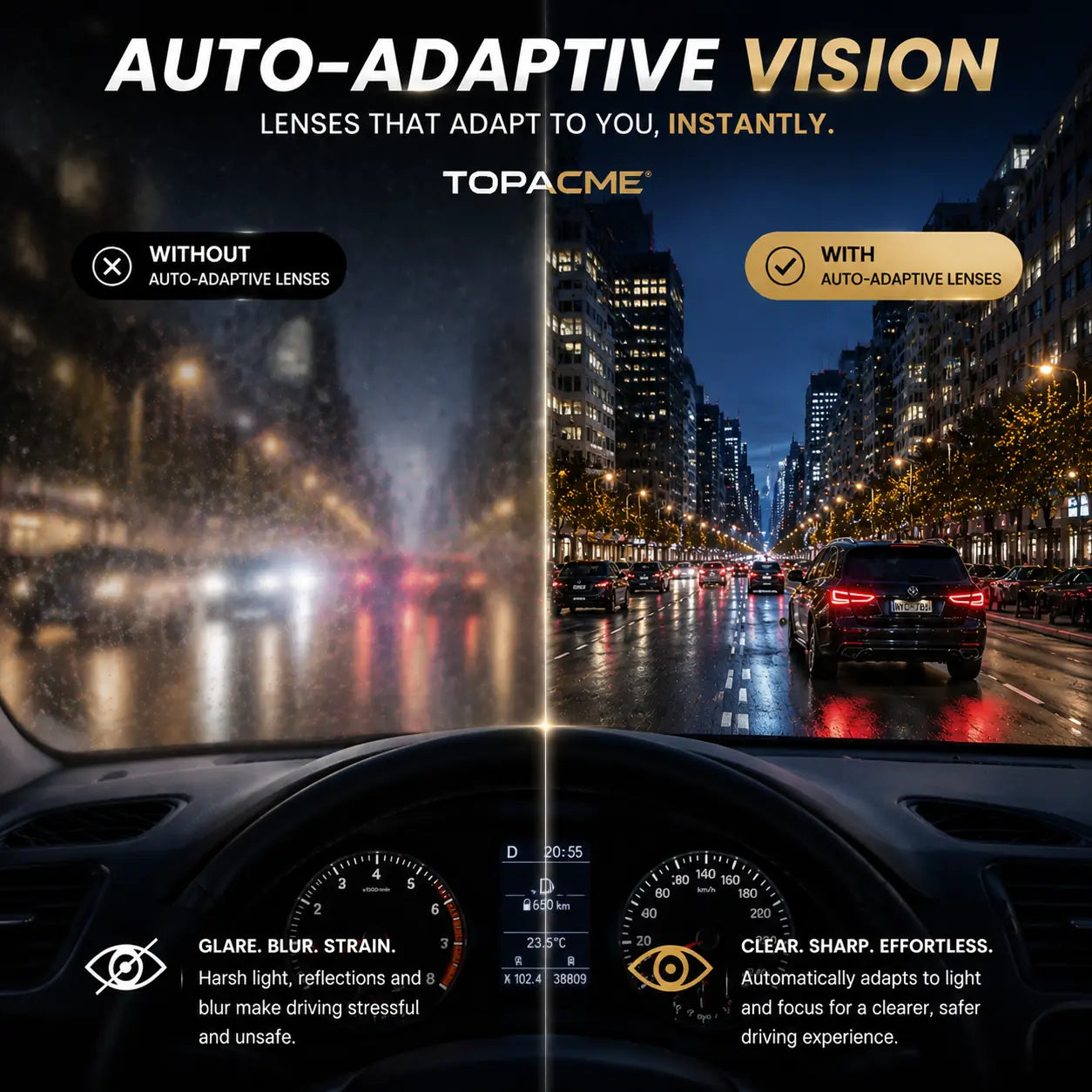 TOPACME® TotalView Smart Glasses – Every Distance, Every Environment