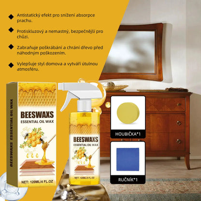 【Официална домашна грижа】✨ WoodGlow Pro · Пчелен восък 3 в 1 · Премахва драскотини и възстановява блясъка на дървото за секунди!