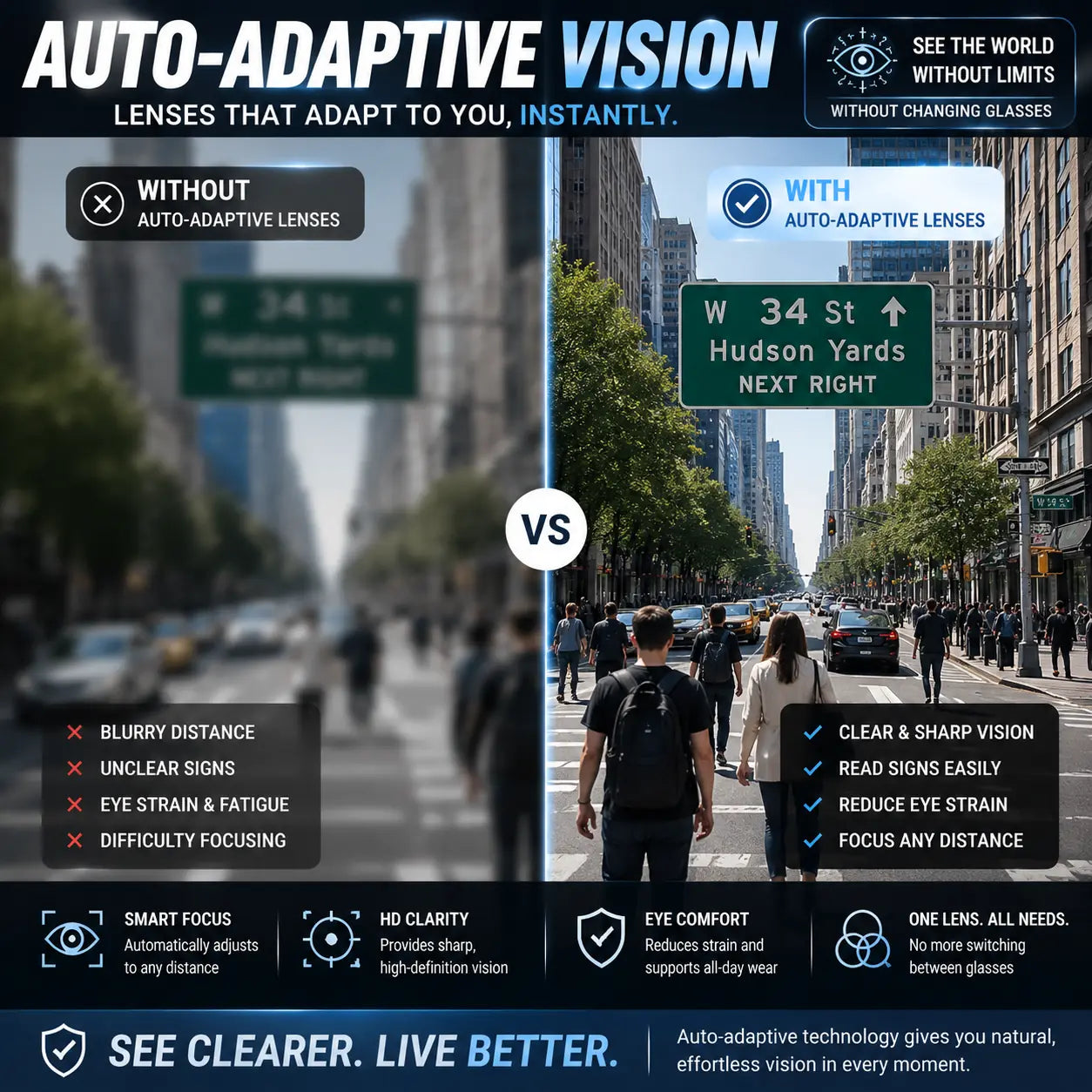 TOPACME® TotalView Smart Glasses – Every Distance, Every Environment