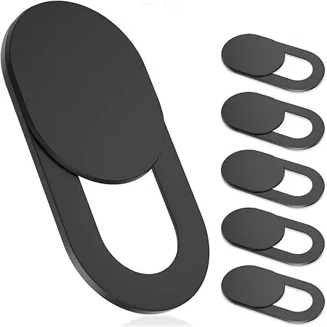 Set of 6 Webcam Cover, Slider Camera Cover Ultra Thin Webcam Cover Privacy Protection Camera Cover for Laptop, PC, Smartphones, Tablets, etc. (Black)