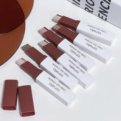 BWOGUE 6 Color Eye Shadow Stick | Twin Eyeshadow Stick | Two-Tone Shimmer Gradient Eyeshadow | Easy to Blend, Non Creasing Eye shadow | Waterproof Glitter | 24 Hour Stay (Shade No. 4 to 6)