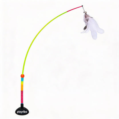 Playribo® Interactive Energy-Burning Cat Toy | Tug-of-War, Wrestling & Kicking Action | Safe, Durable Play for Active Cats | Perfect for Physical & Mental Stimulation