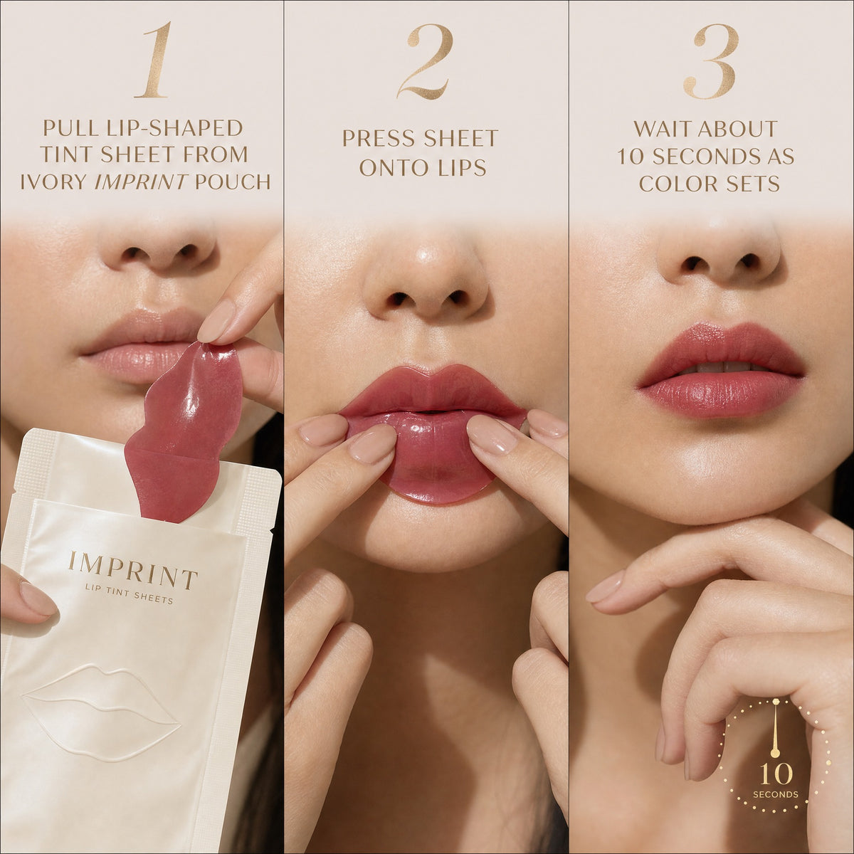 How to use IMPRINT in 3 steps — Pull, Press, Wait 10 seconds