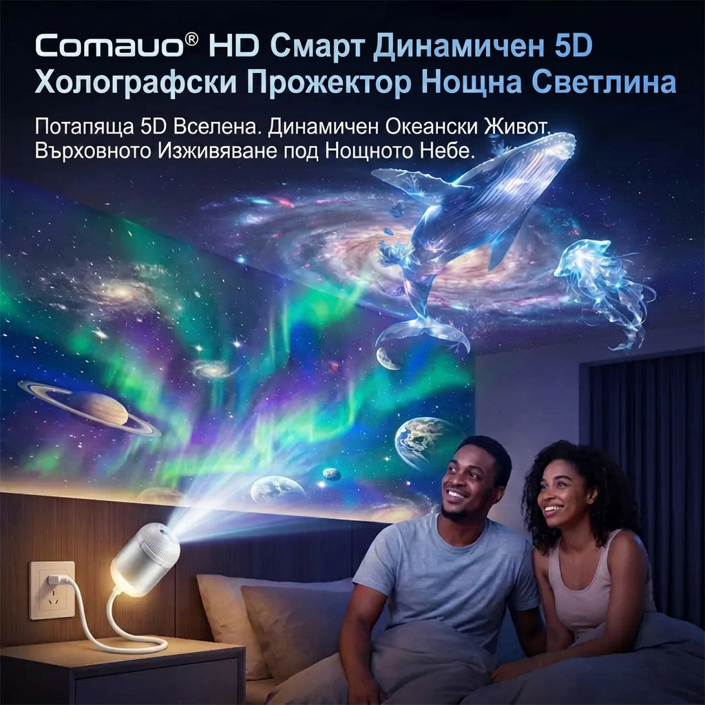 Comauo® Проектор за нощна светлина