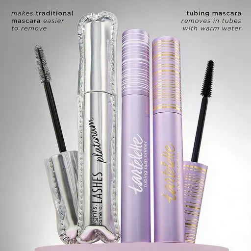 tubing mascara – Lash Extensions in a Tube, Easy-to-Remove Eye Makeup, Clinically Proven to Volumize & Curl, 24Hr Smudge-Proof Longwear, Vegan & Cruelty-Free