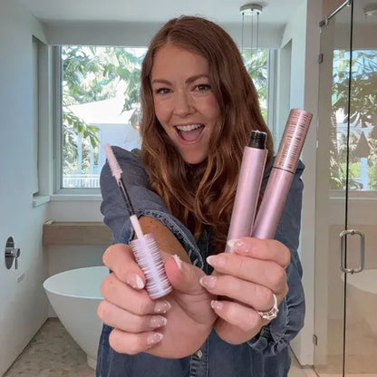 tubing mascara – Lash Extensions in a Tube, Easy-to-Remove Eye Makeup, Clinically Proven to Volumize & Curl, 24Hr Smudge-Proof Longwear, Vegan & Cruelty-Free