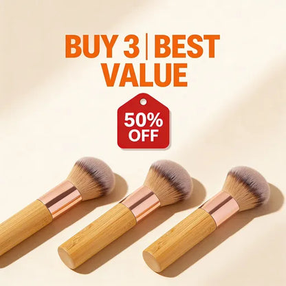 the playribo® brush - fluffy, dome foundation brush